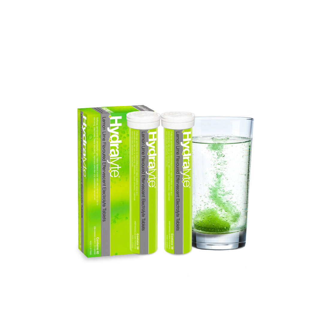 Twin Pack Effervescent Electrolyte Tablet Lemon Lime